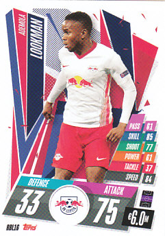 Ademola Lookman RB Leipzig 2020/21 Topps Match Attax CL #RBL16